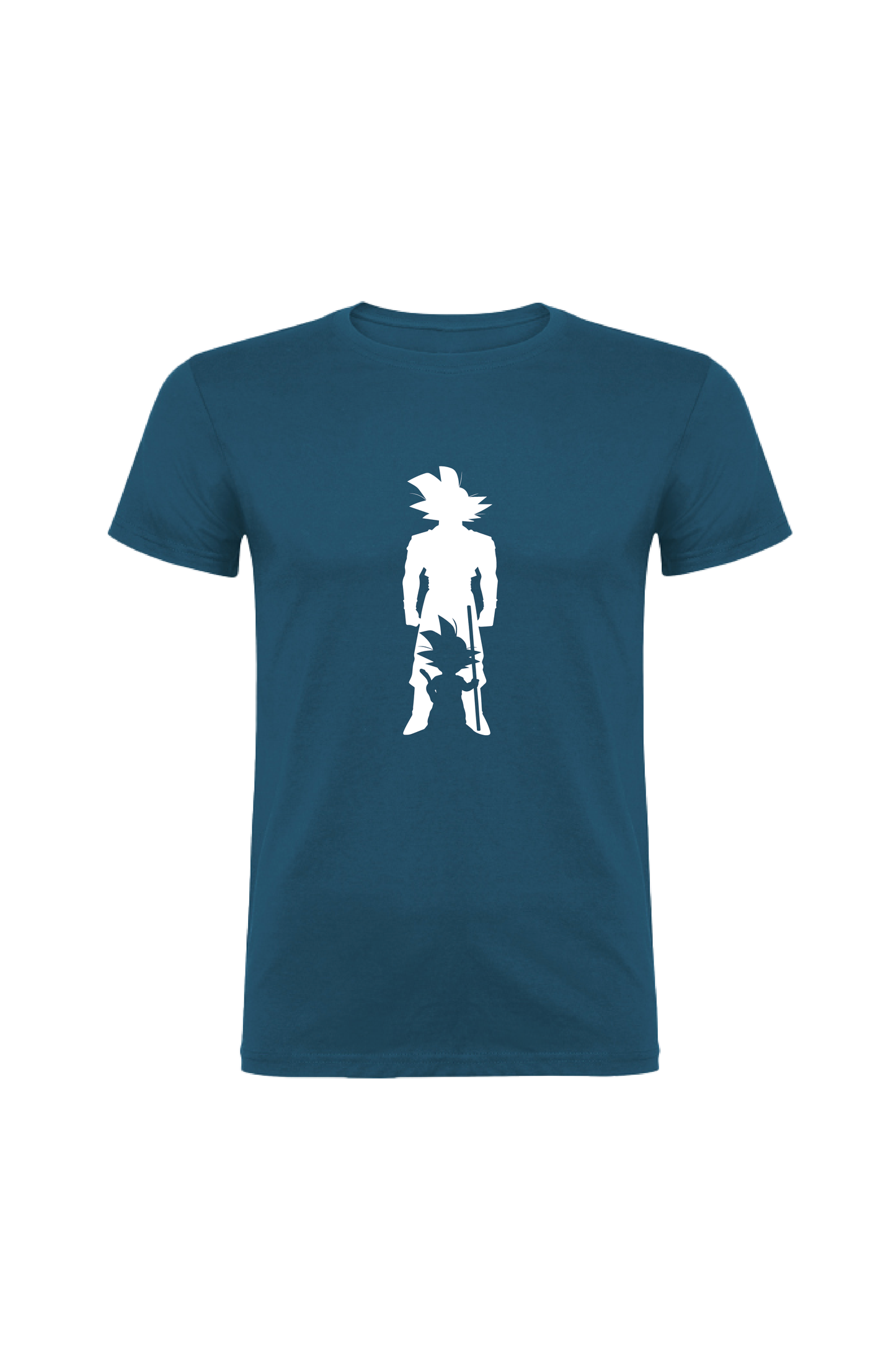 Camiseta Manga Corta Hombre Personalizada "Silueta Goku"