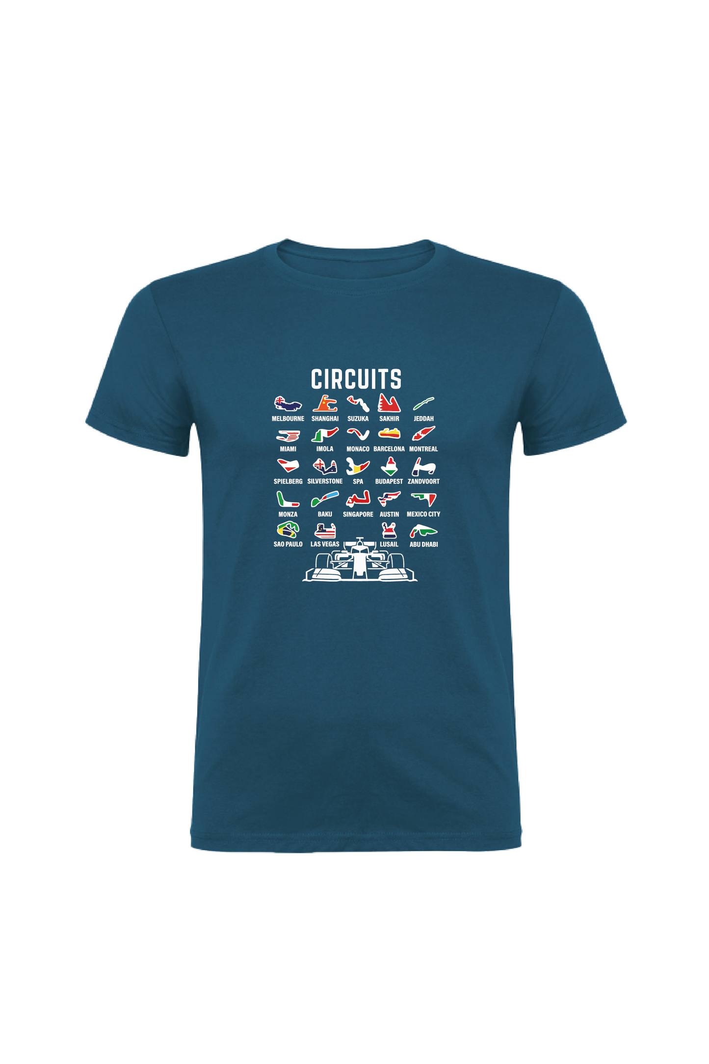 Camiseta Manga Corta Hombre Personalizada "Circuito"