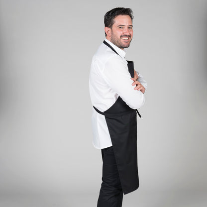 DELANTAL PETO Y BOL SARGA POLIESTER 90X75 CM 116100