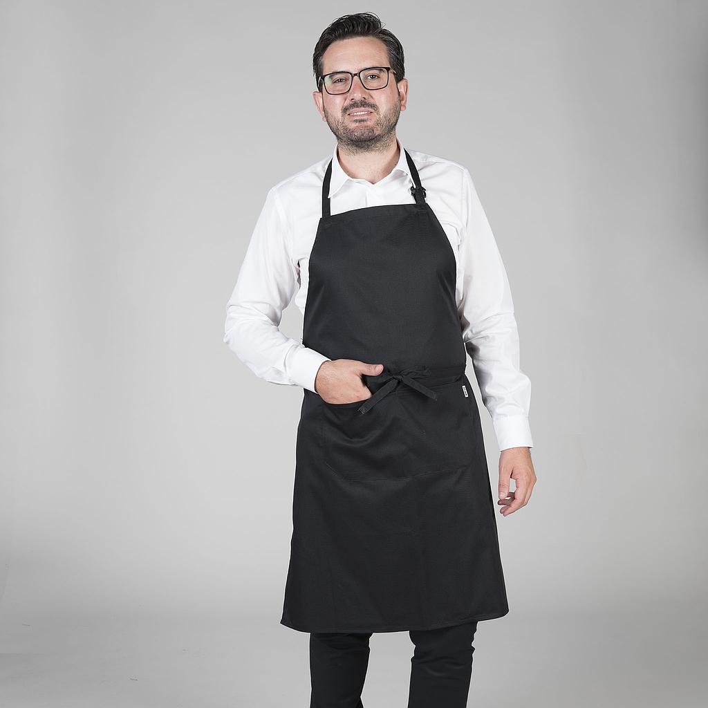 DELANTAL PETO Y BOL SARGA POLIESTER 90X75 CM 116100