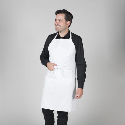 DELANTAL CON PETO Y BOLSILLO 90x75 CM SARGA 116BC0