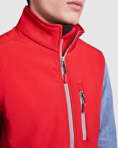 Chaleco Roly Nevada 1199 Hombre Soft Shell