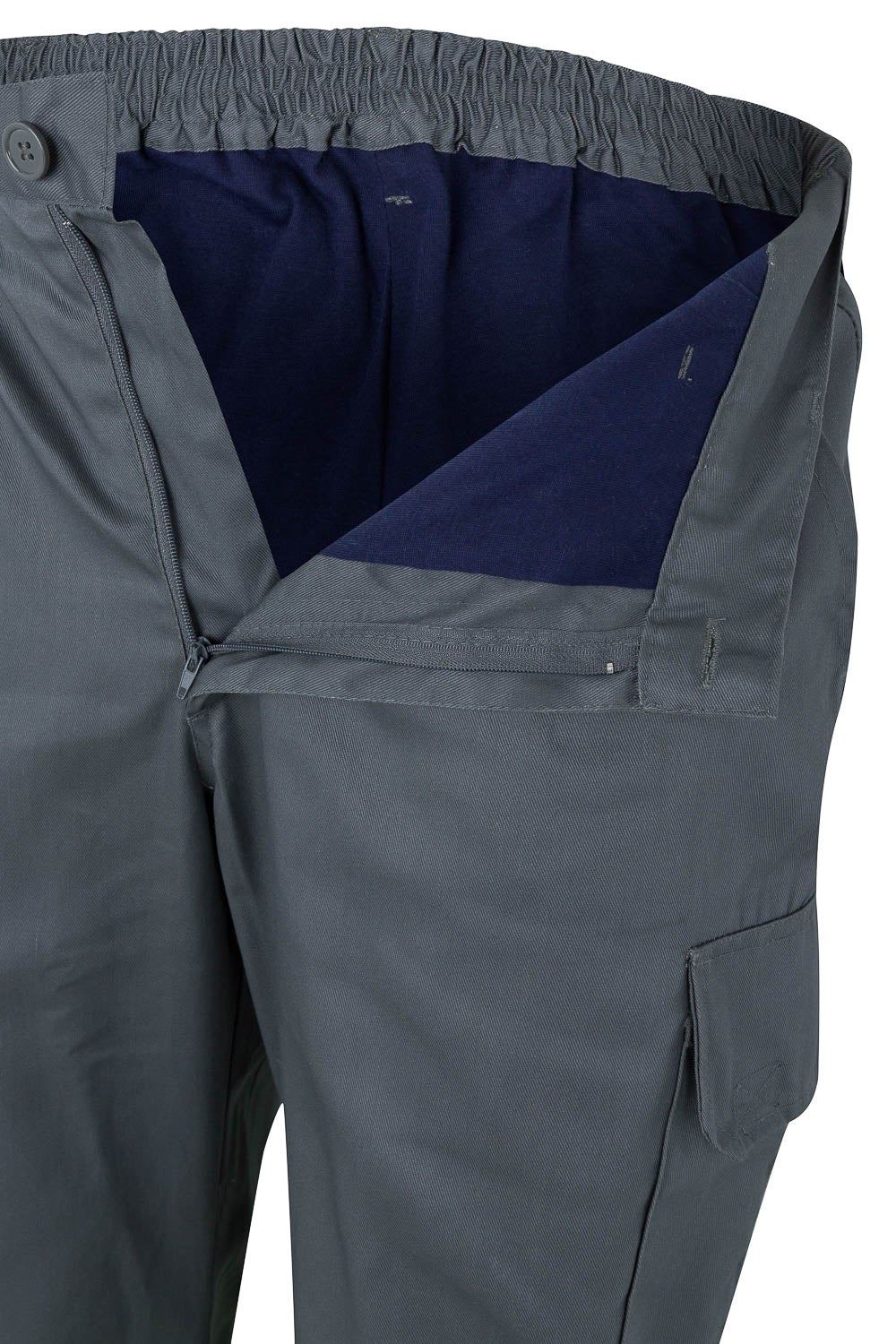 Pantalón bicolor multibolsillos 157