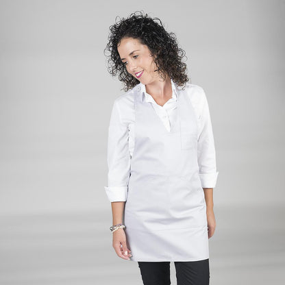 DELANTAL BISTRO ESCOTE PICO BOLSILLO CENTRO 80X65 CM 182000