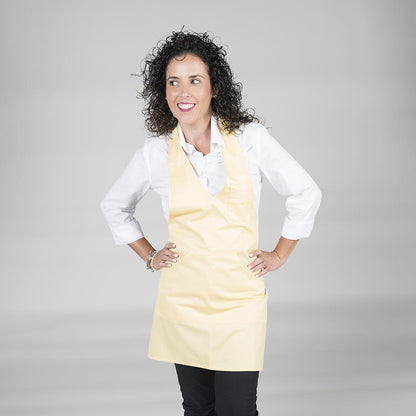 DELANTAL BISTRO ESCOTE PICO BOLSILLO CENTRO 80X65 CM 182000