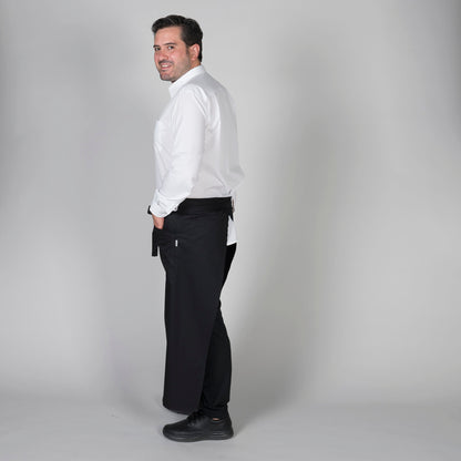 DELANTAL FRANCES ABIERTO SARGA POLIESTER 90X110 CM 191200