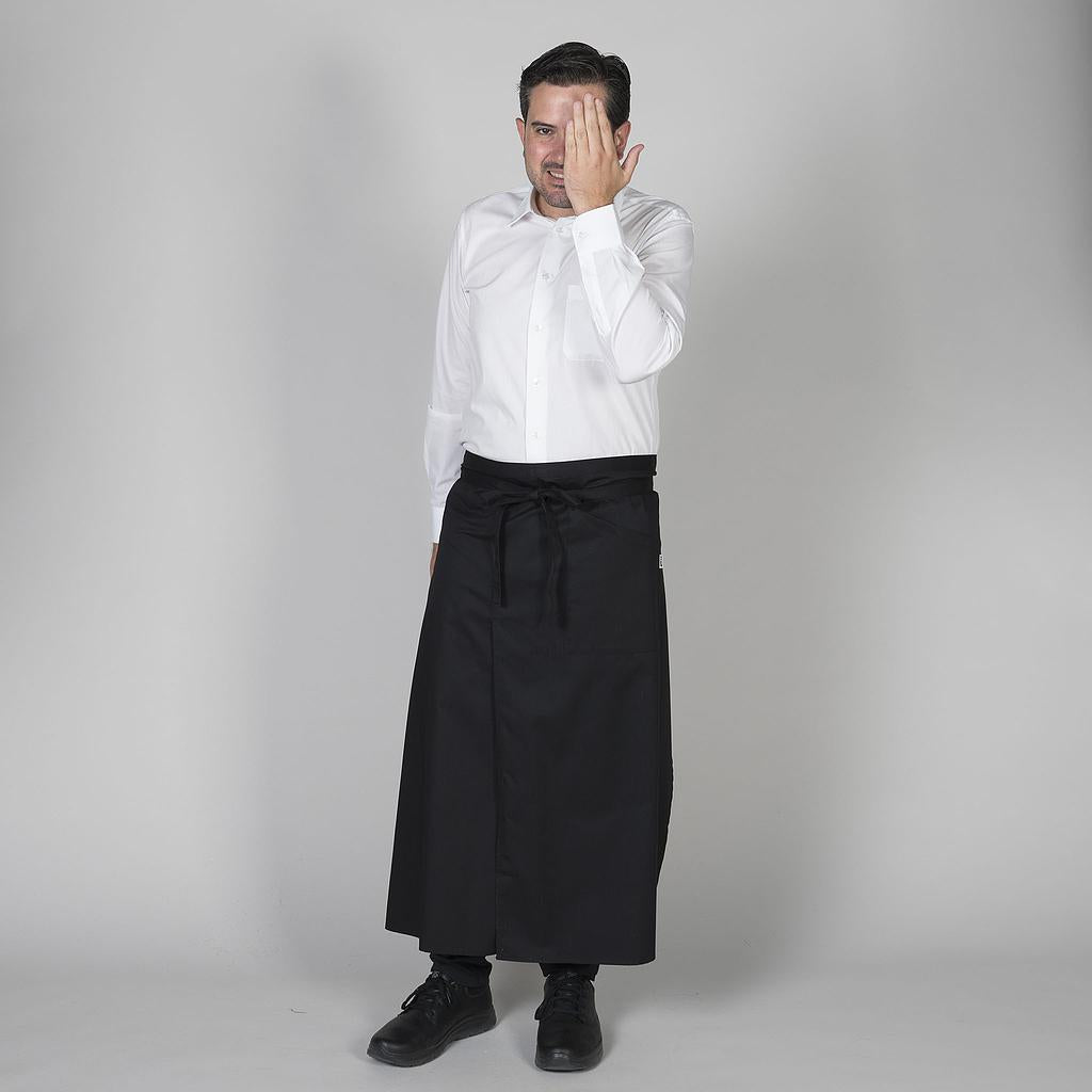 DELANTAL FRANCES ABIERTO SARGA POLIESTER 90X110 CM 191200