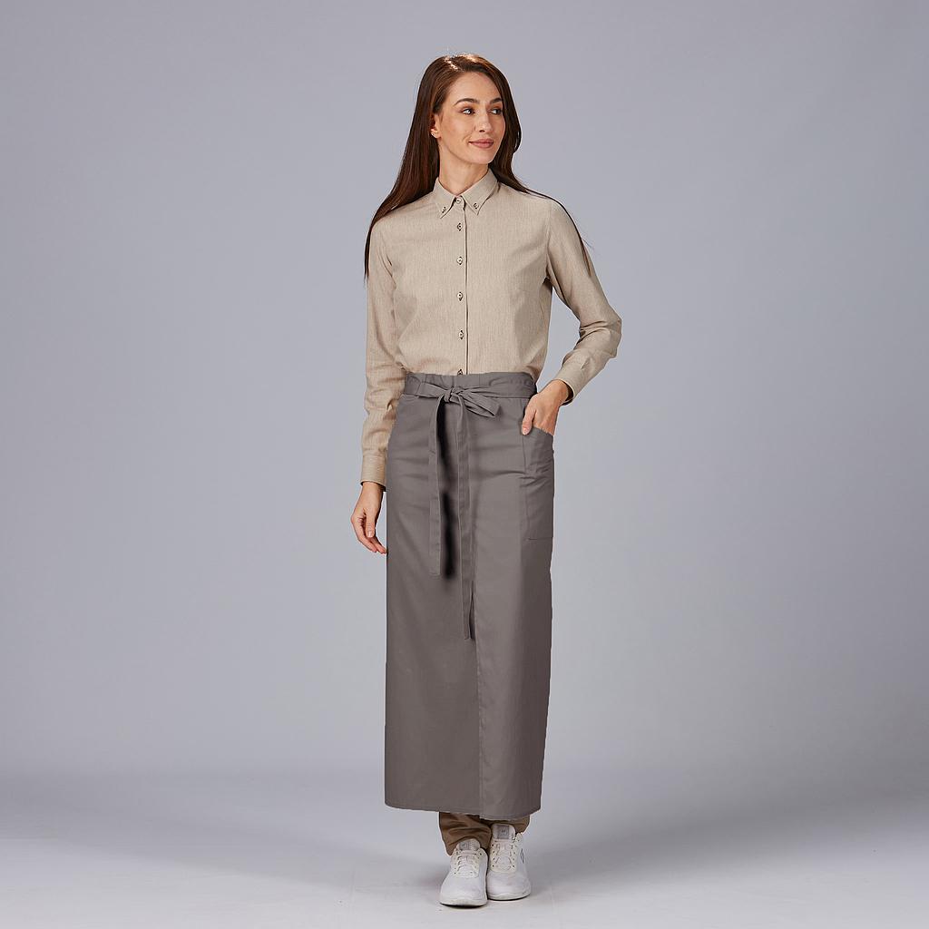 DELANTAL FRANCES ABIERTO SARGA POLIESTER 90X110 CM 191200