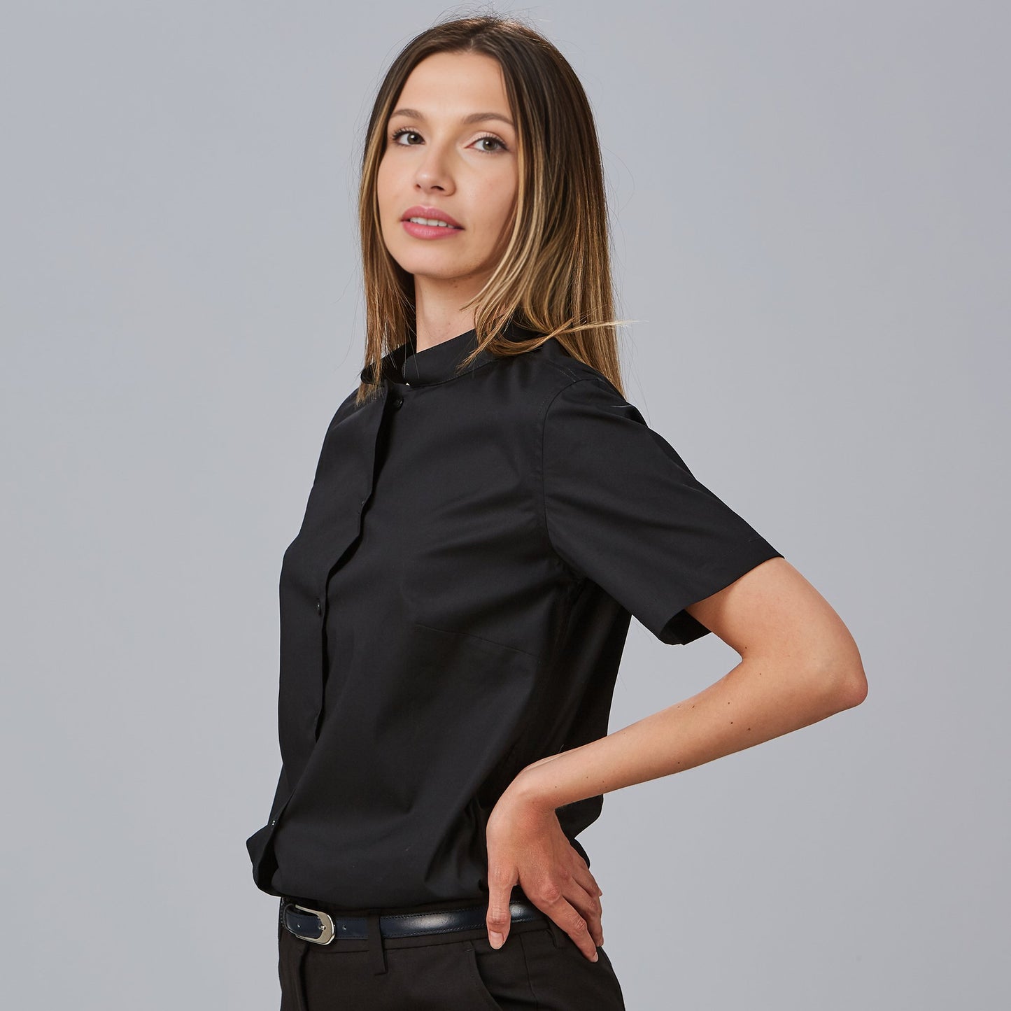 CAMISA MUJER M/C C/MAO POP. "RED LINE" 288300