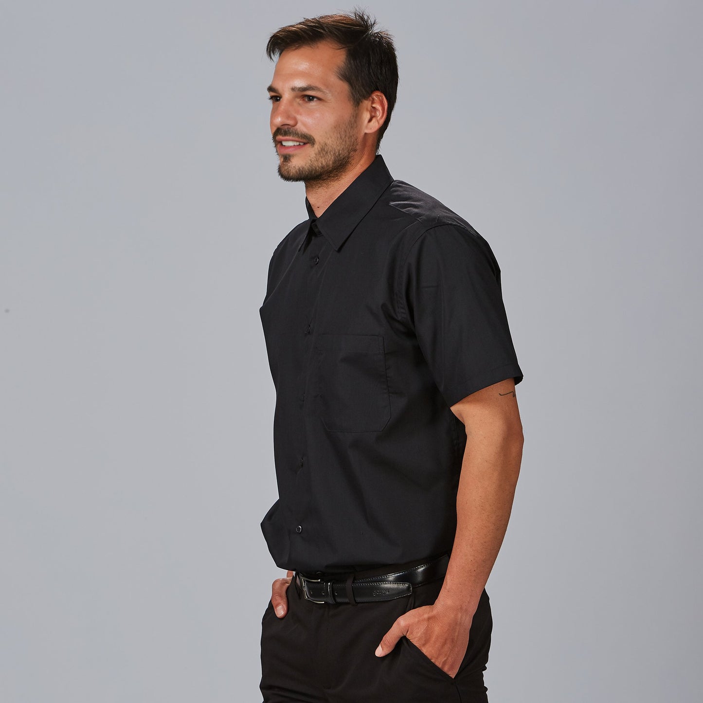 CAMISA HOMBRE M/C POP. "RED LINE" 295100