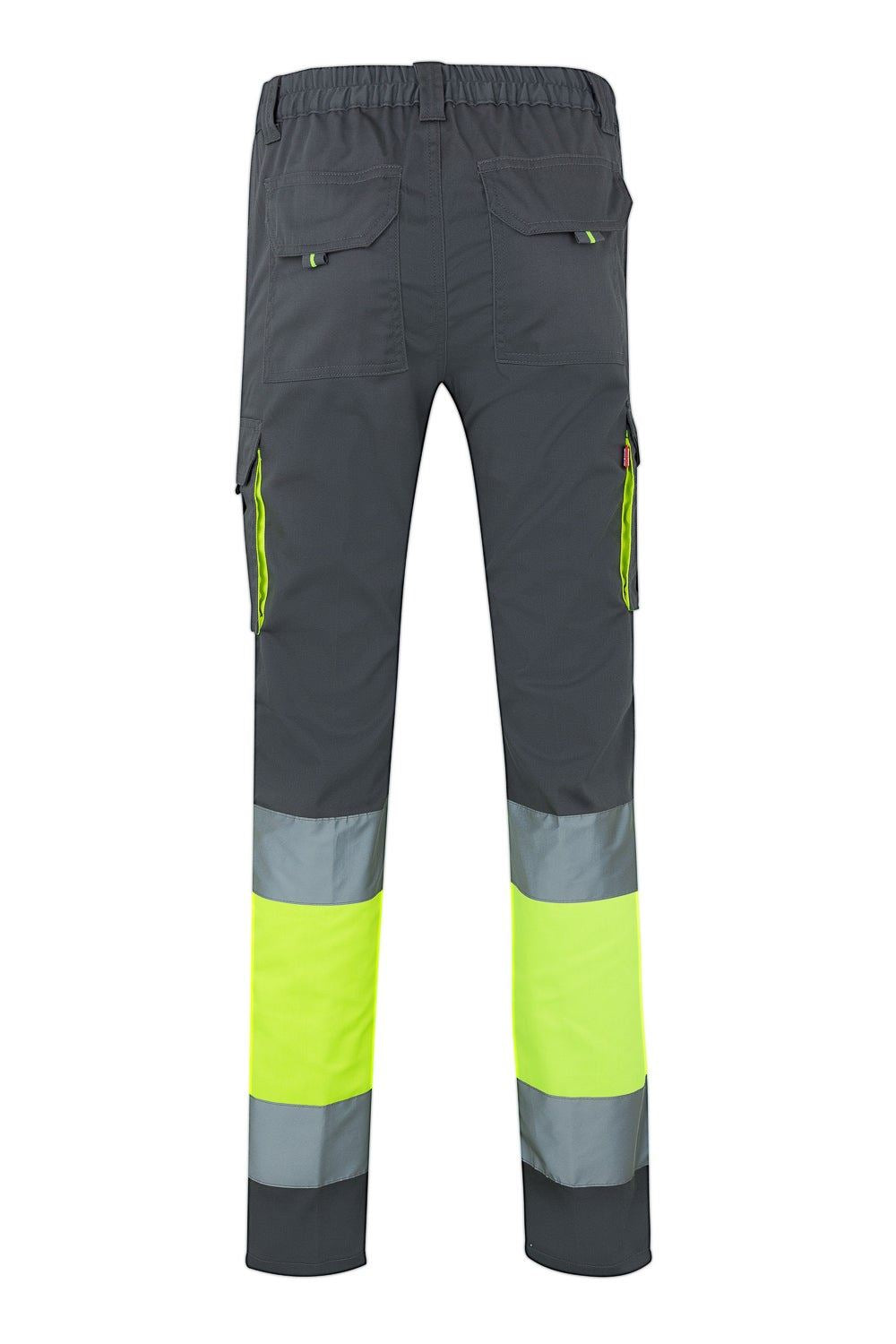 Pantalón stretch bicolor multibolsillos 303002S