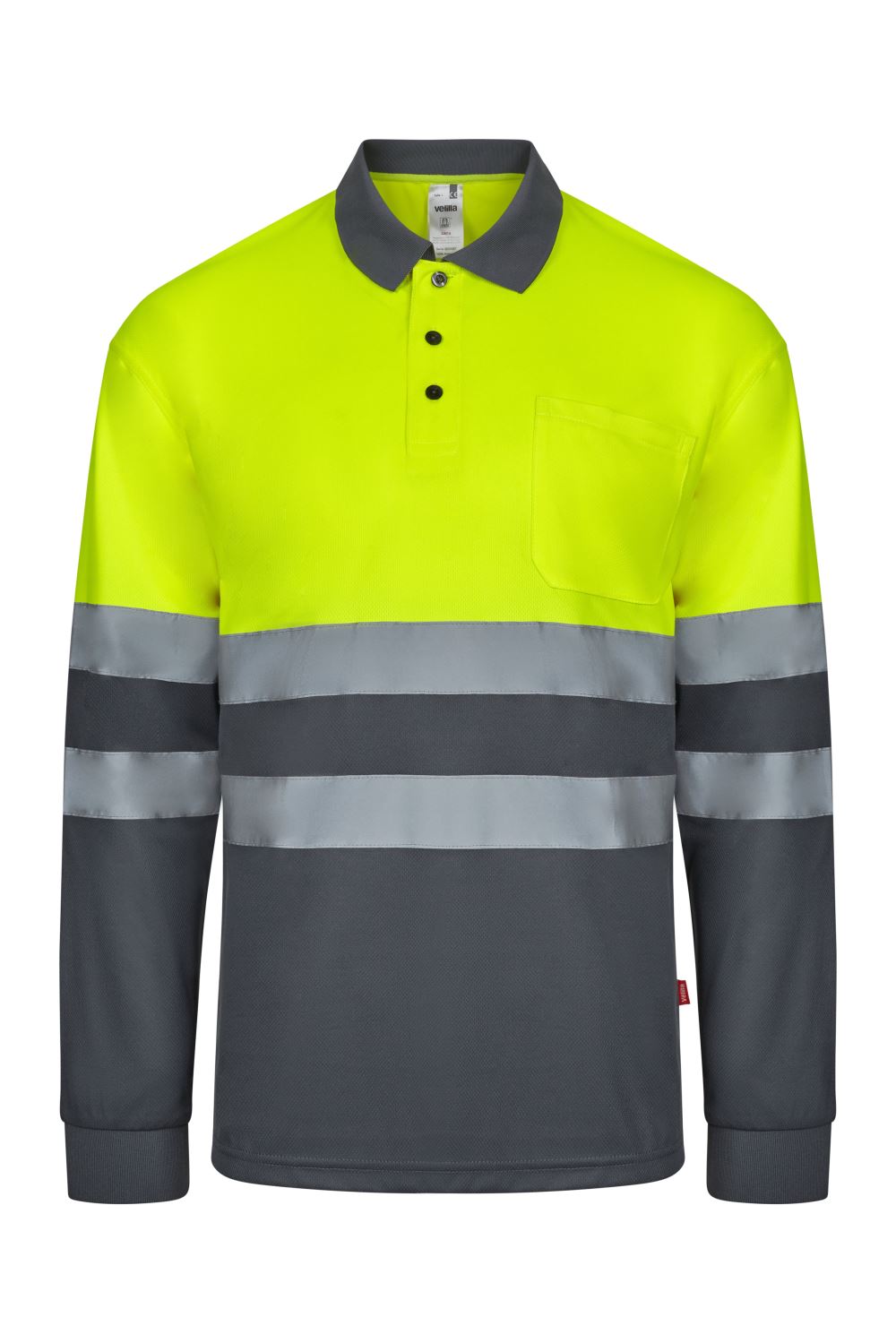 Polo bicolor manga larga 305507