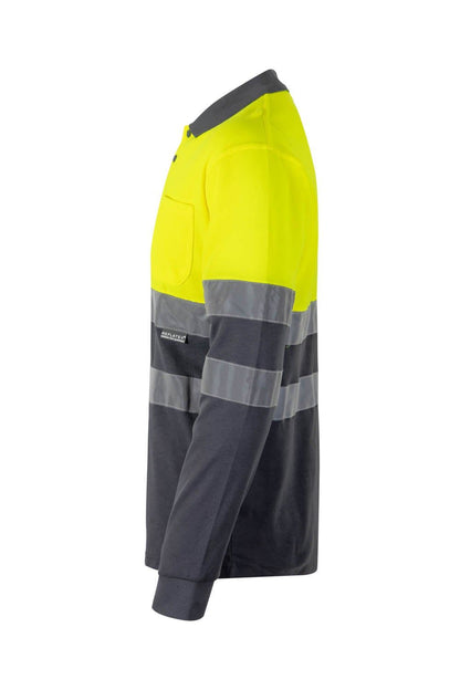 Polo algodón bicolor manga larga 305515