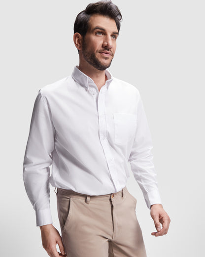 Camisa Laboral Roly Aifos L/S 5504 Hombre Manga Larga