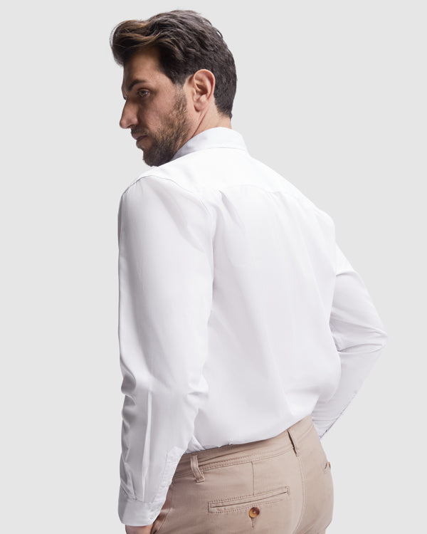 Camisa Laboral Roly Aifos L/S 5504 Hombre Manga Larga