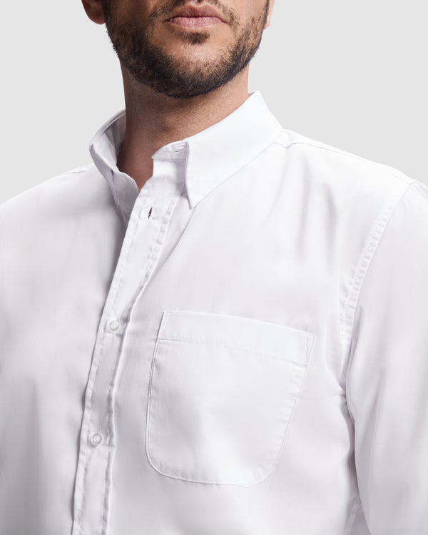 Camisa Laboral Roly Aifos L/S 5504 Hombre Manga Larga