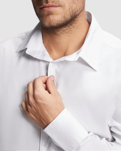 Camisa Laboral Roly Moscú 5506 Hombre Manga Larga