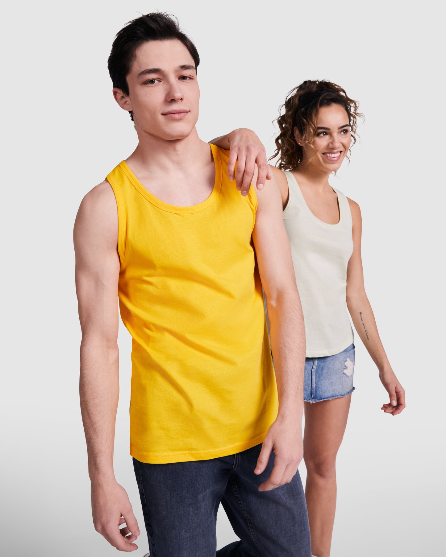 Camiseta Roly Texas 6545 Hombre Tirantes