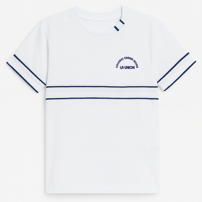 Camiseta unisex blanca manga corta