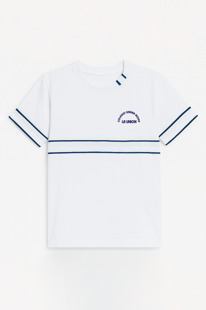 Camiseta unisex blanca manga corta