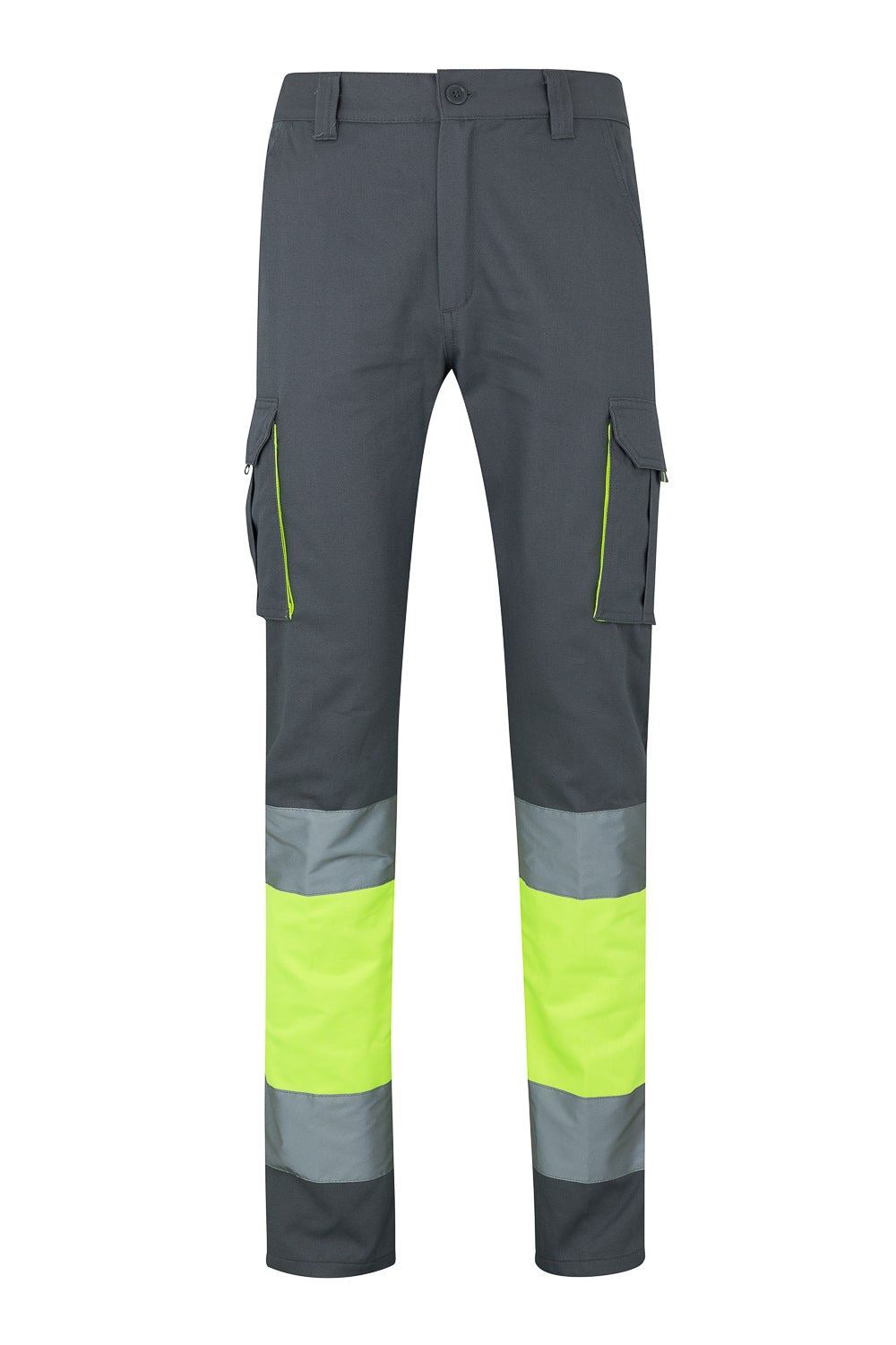 Pantalón 100% algodón bicolor multibolsillos 303007