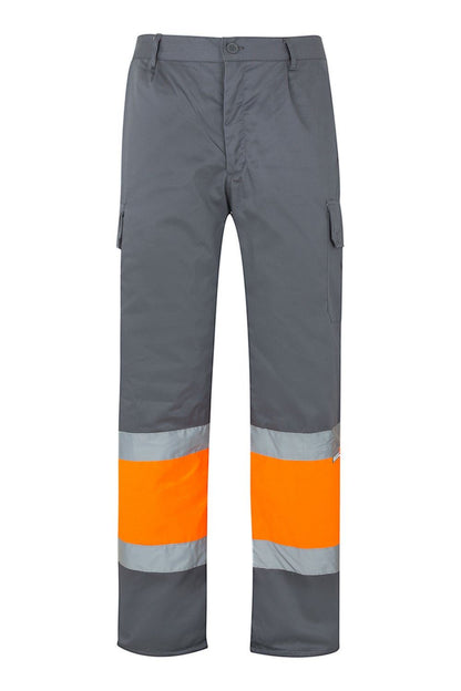 Pantalón bicolor multibolsillos 157
