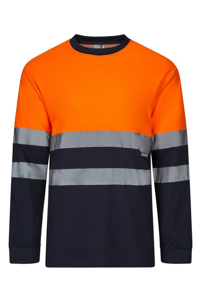 Camiseta algodón bicolor manga larga 305615