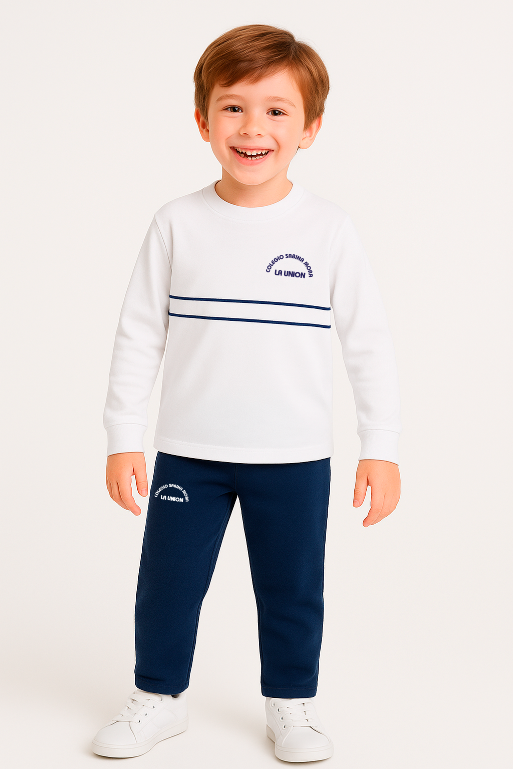 Camiseta unisex blanca manga larga