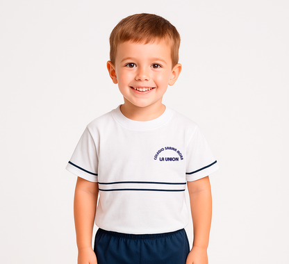 Camiseta unisex blanca manga corta