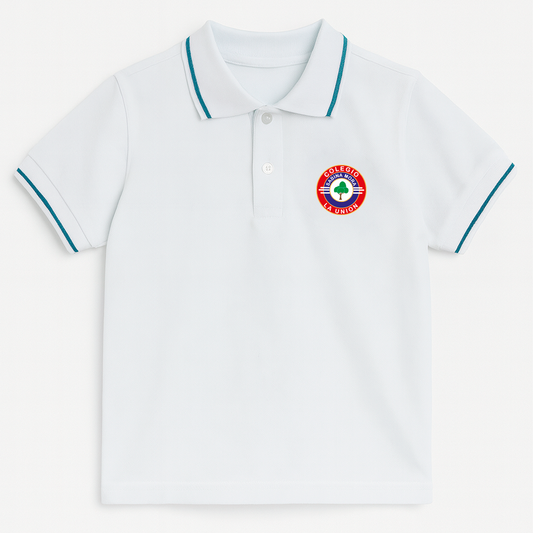 Polo blanco manga corta