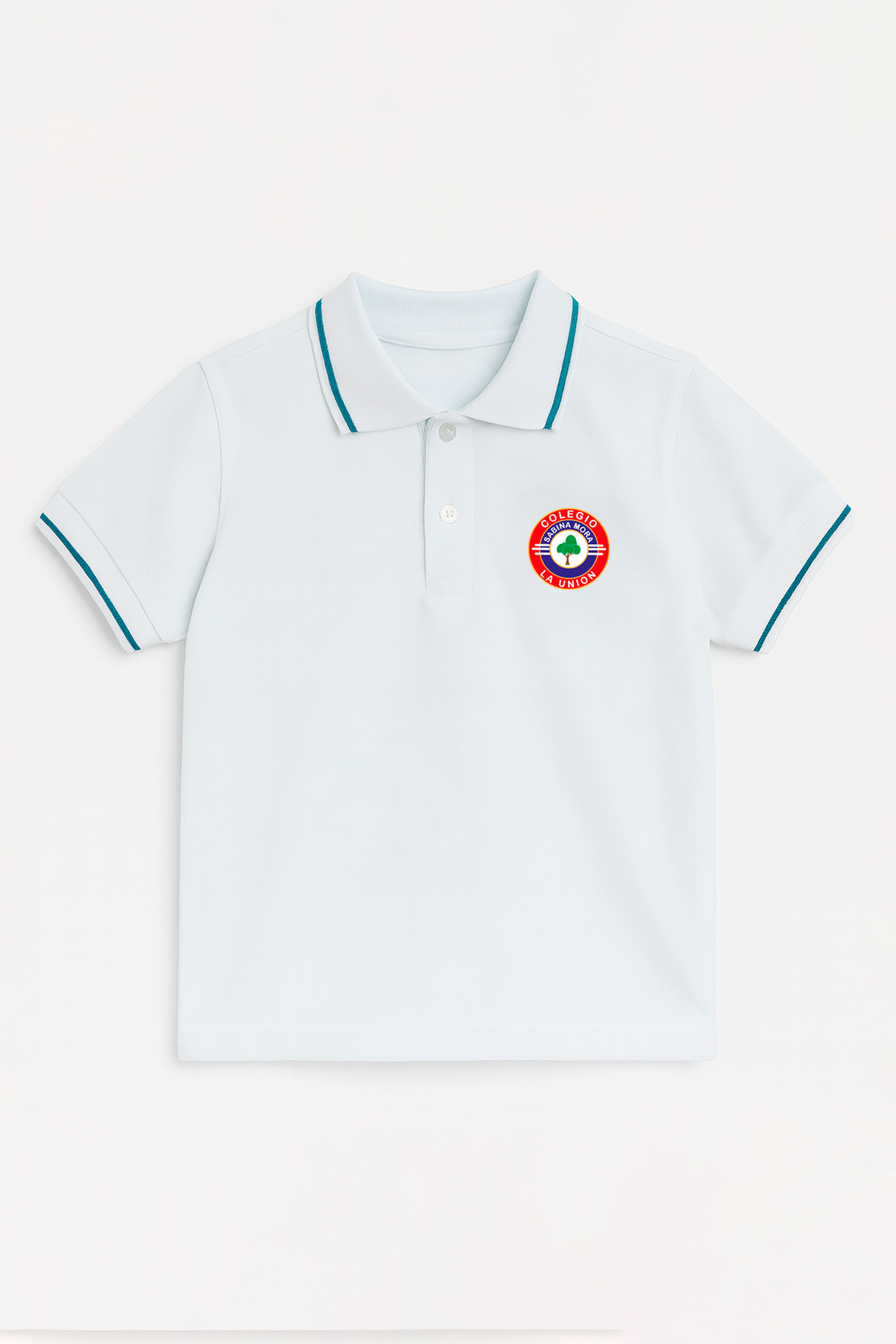 Polo blanco manga corta