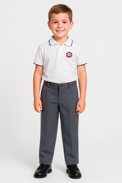 Pantalón largo cuadros