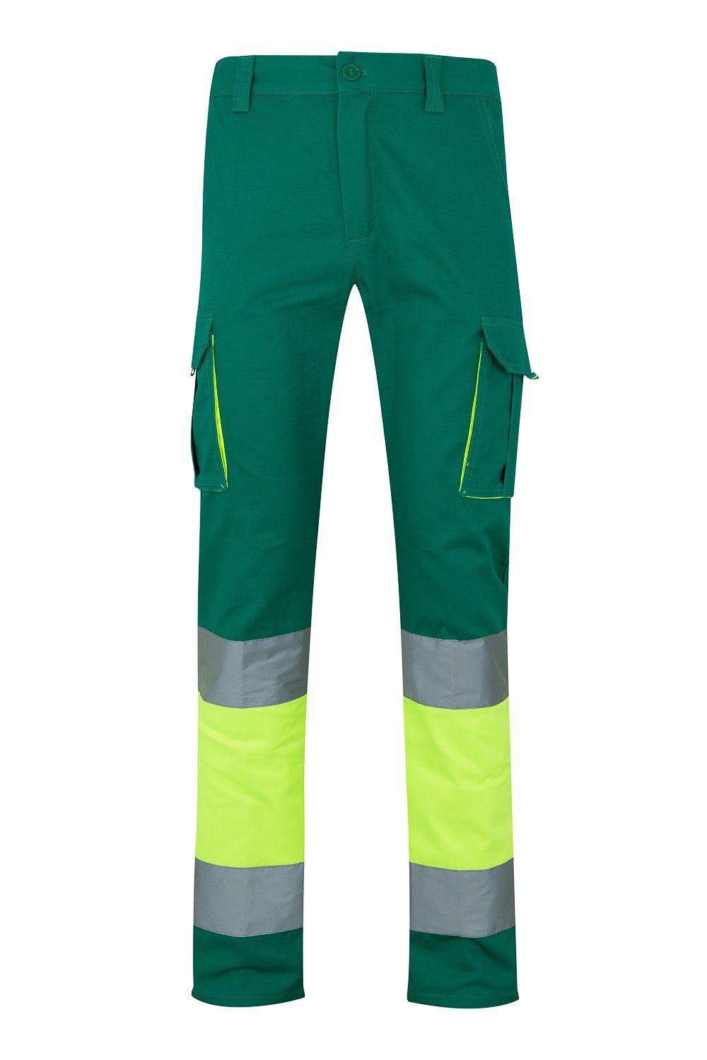 Pantalón 100% algodón bicolor multibolsillos 303007