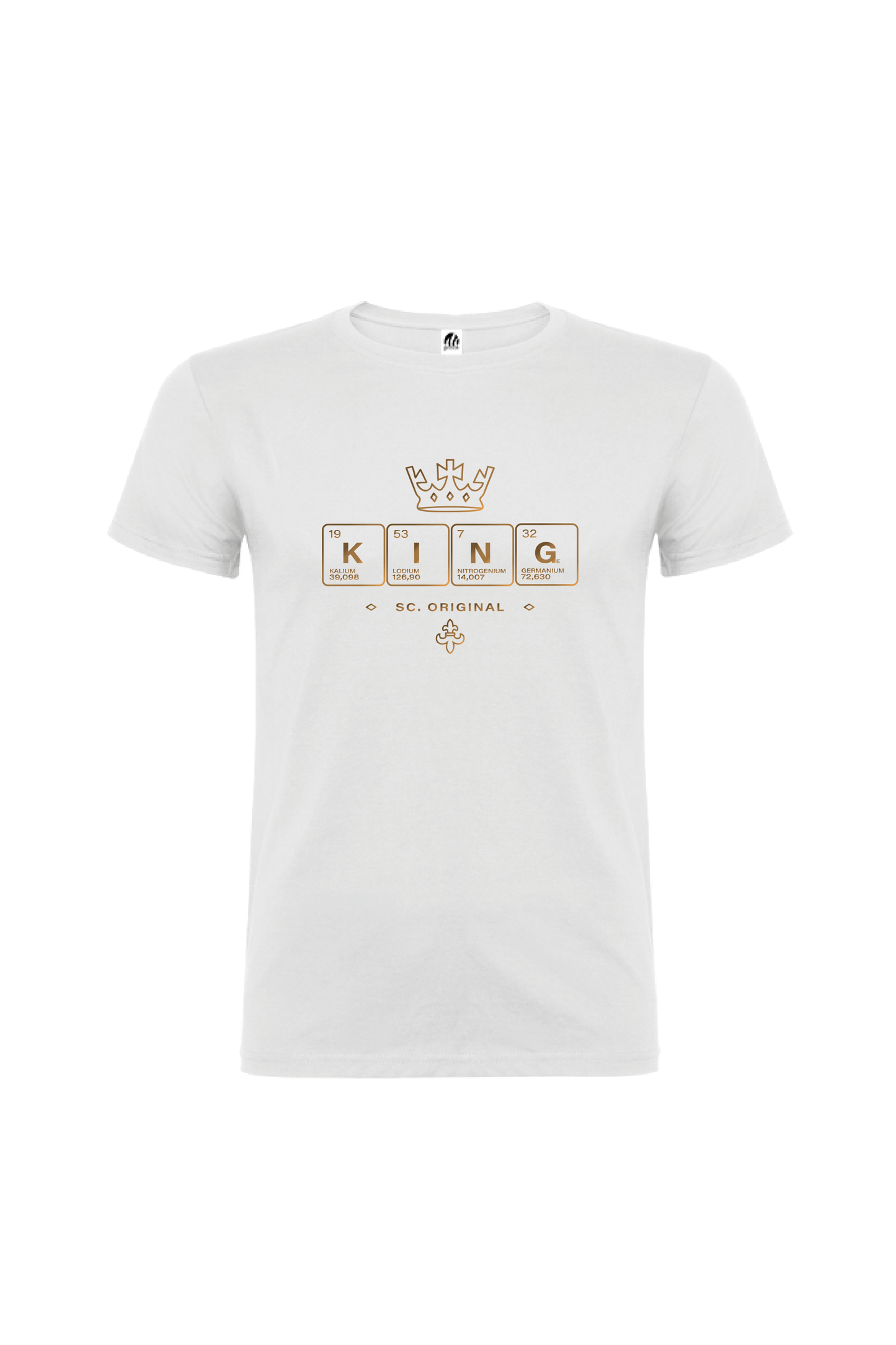 Camiseta Manga Corta Hombre Personalizada "King"