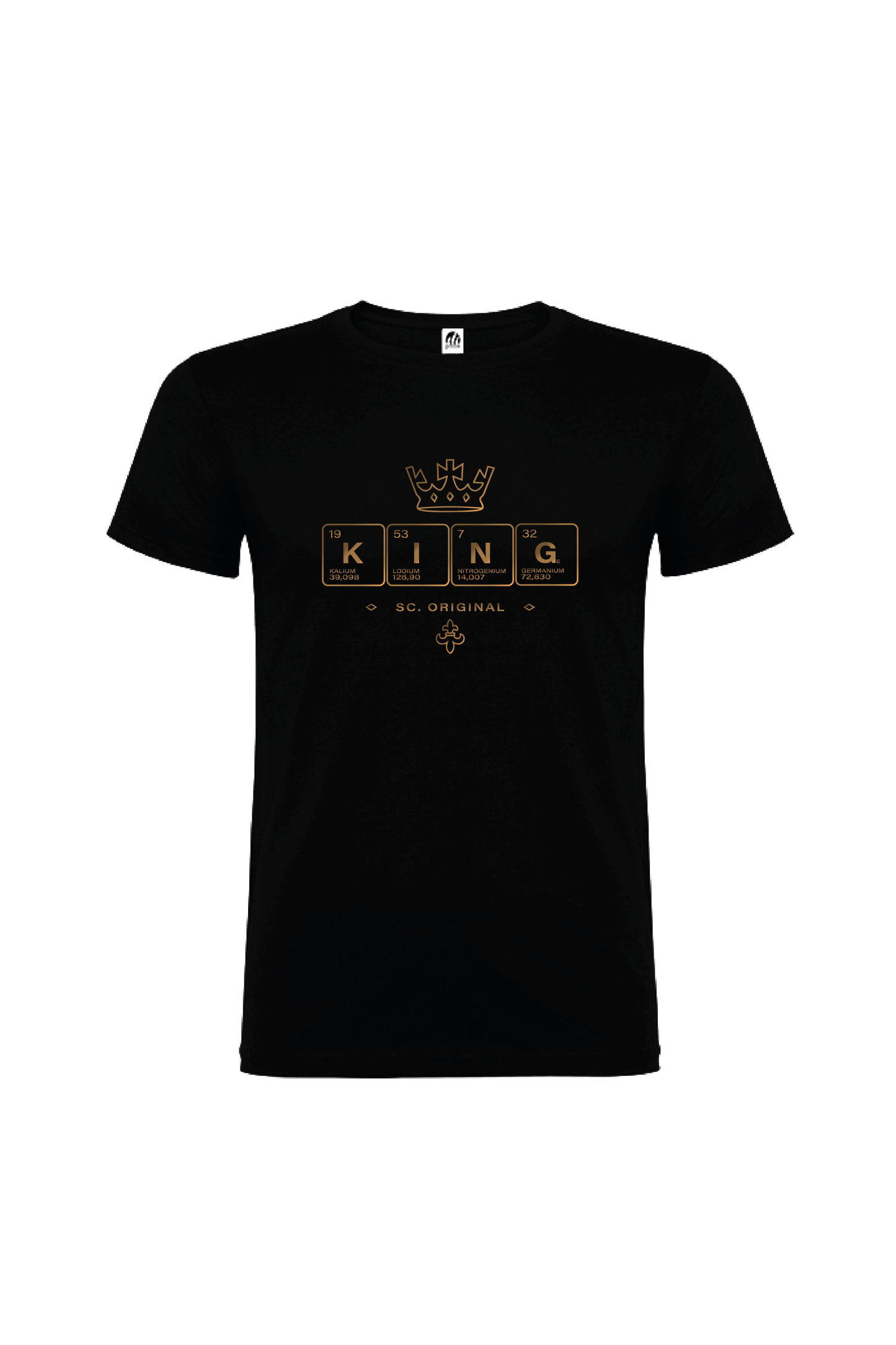 Camiseta Manga Corta Hombre Personalizada "King"