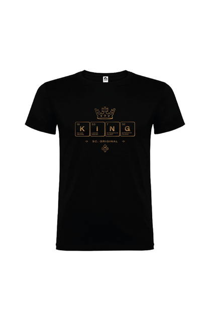 Camiseta Manga Corta Hombre Personalizada "King"