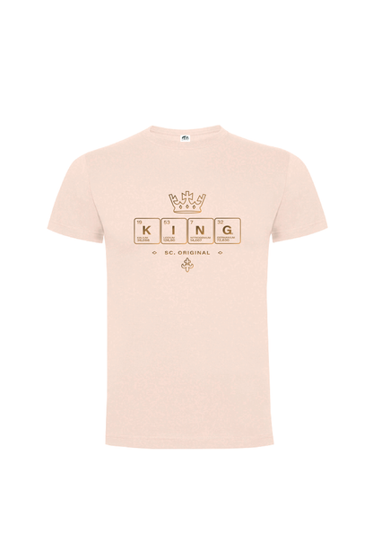 Camiseta Manga Corta Hombre Personalizada "King"