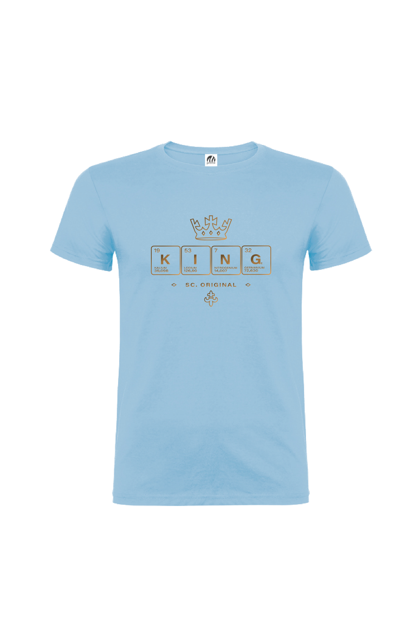 Camiseta Manga Corta Hombre Personalizada "King"