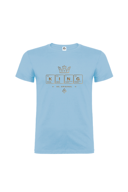Camiseta Manga Corta Hombre Personalizada "King"