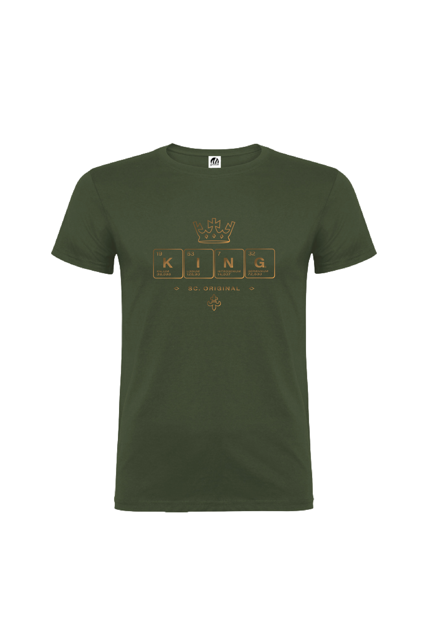Camiseta Manga Corta Hombre Personalizada "King"