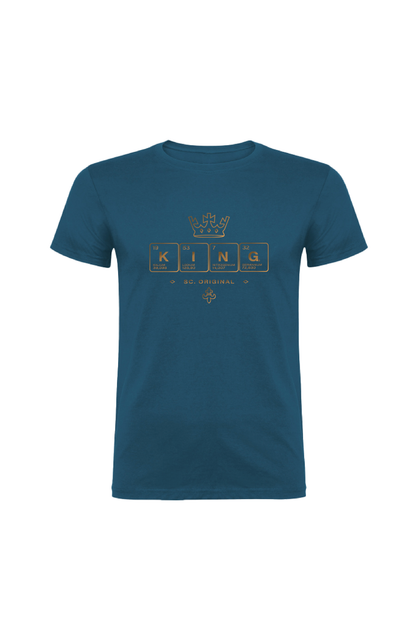 Camiseta Manga Corta Hombre Personalizada "King"