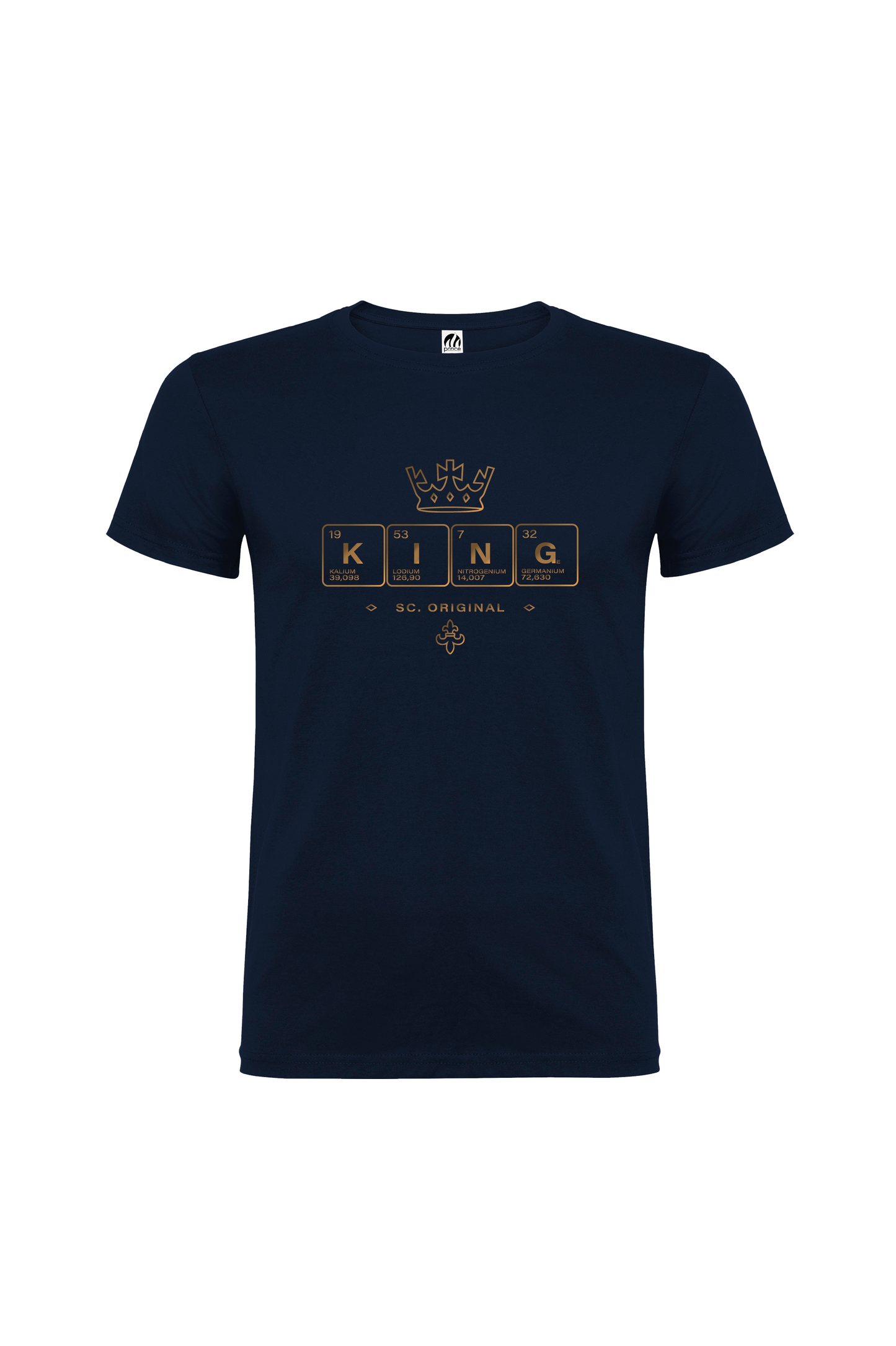 Camiseta Manga Corta Hombre Personalizada "King"