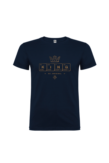 Camiseta Manga Corta Hombre Personalizada "King"