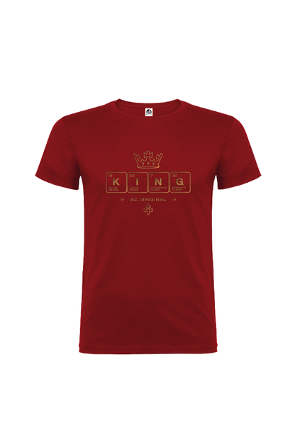 Camiseta Manga Corta Hombre Personalizada "King"