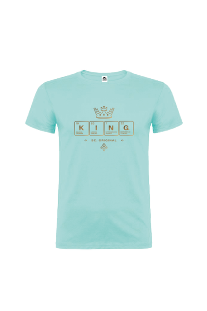 Camiseta Manga Corta Hombre Personalizada "King"