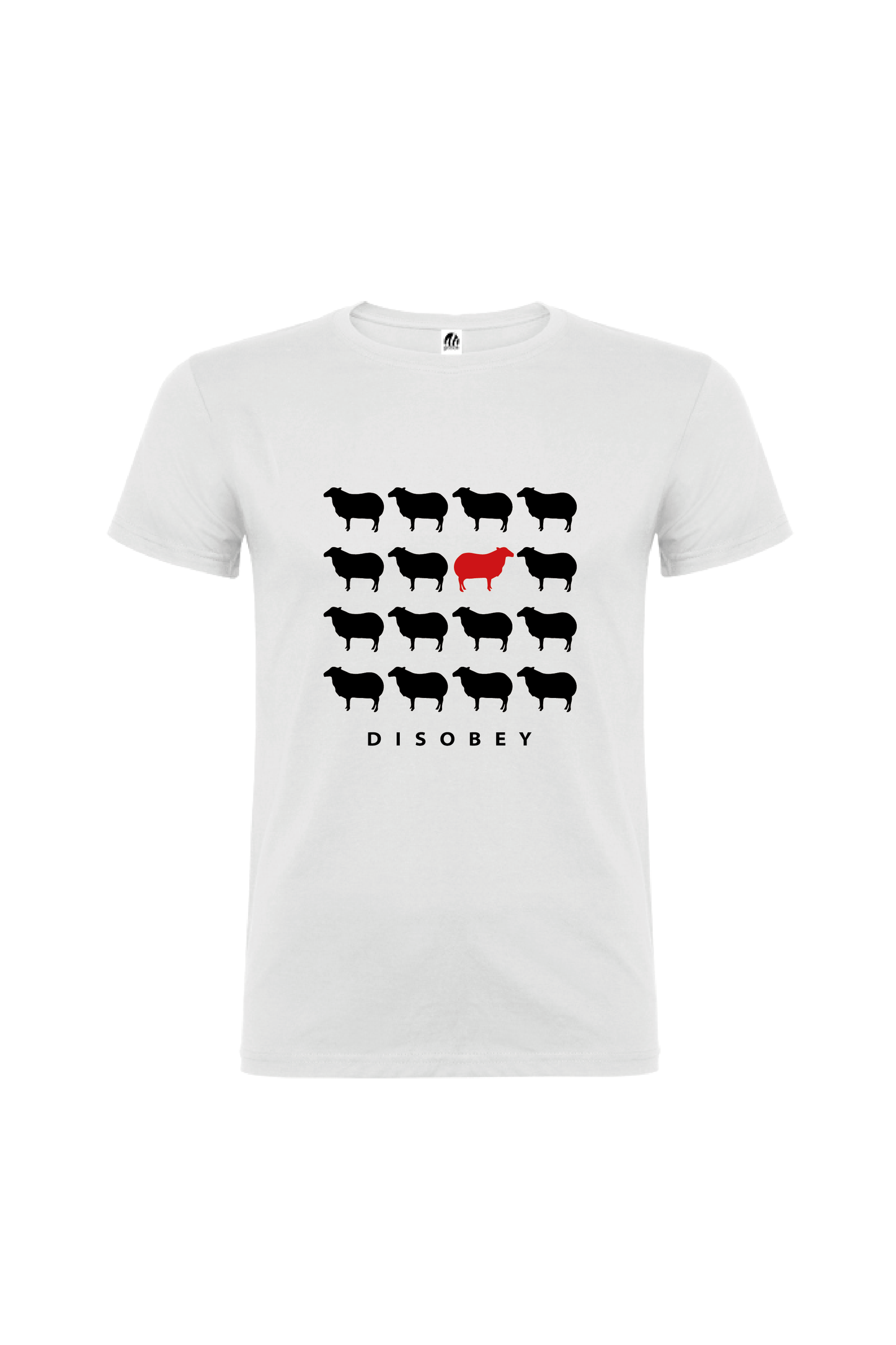 Camiseta Manga Corta Hombre Personalizada "Disobey"