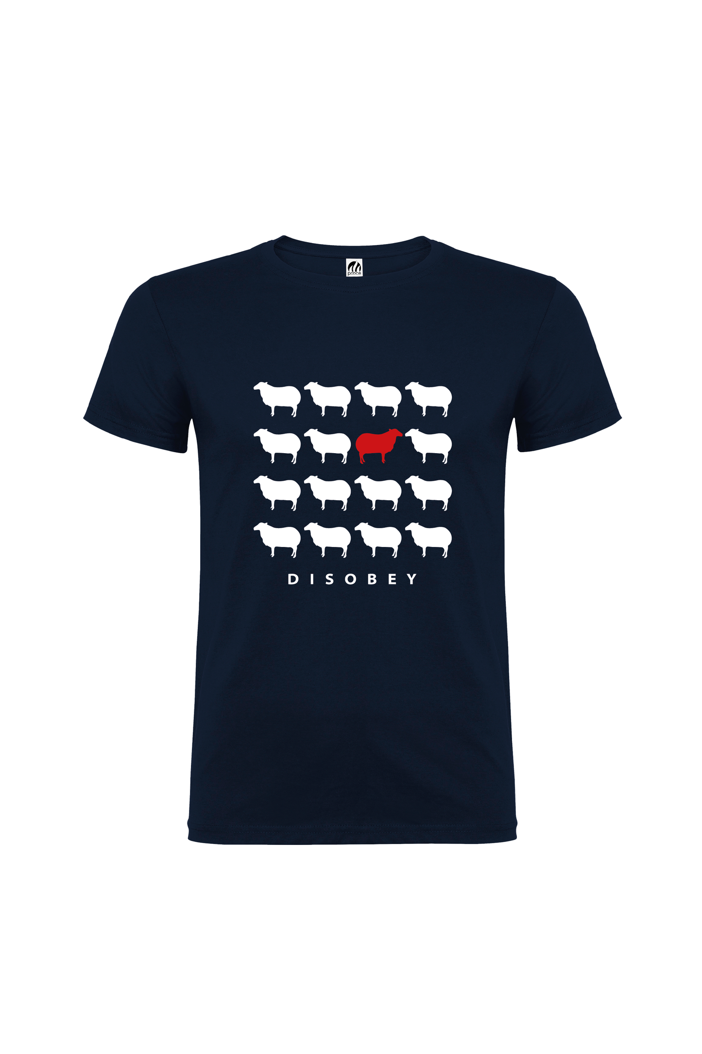 Camiseta Manga Corta Hombre Personalizada "Disobey"