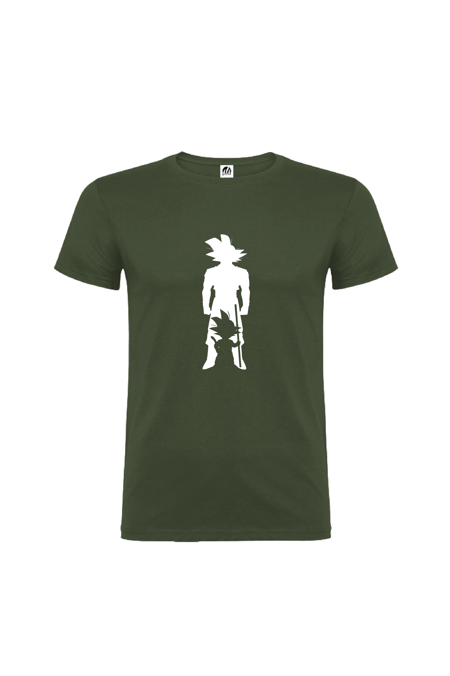 Camiseta Manga Corta Hombre Personalizada "Silueta Goku"