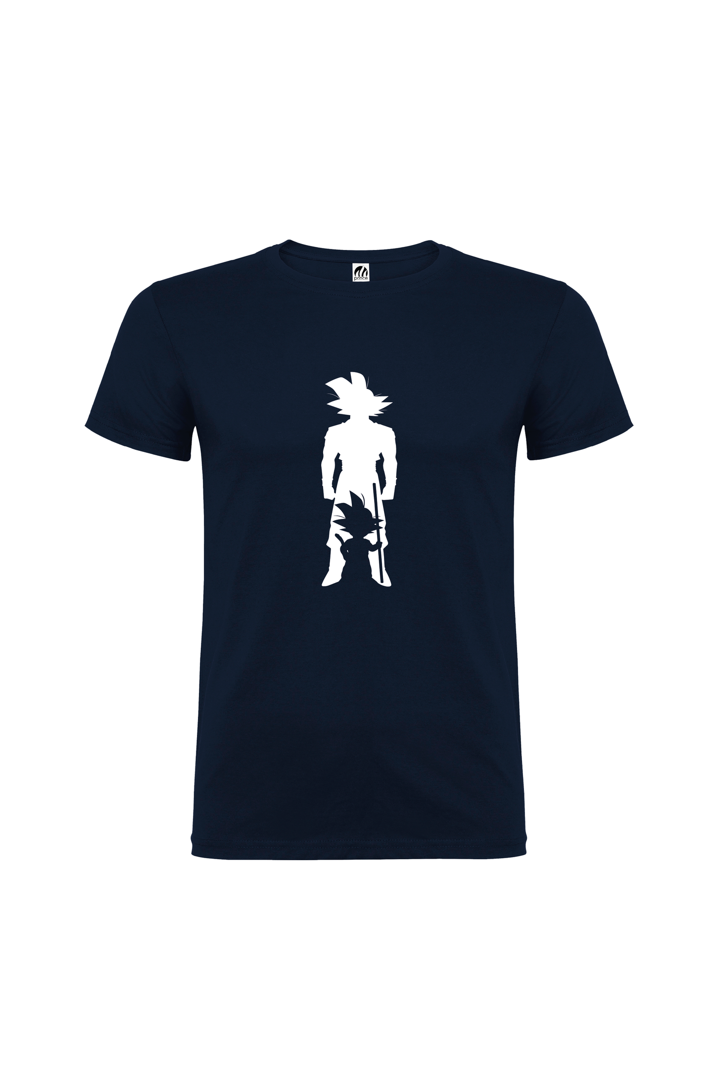 Camiseta Manga Corta Hombre Personalizada "Silueta Goku"