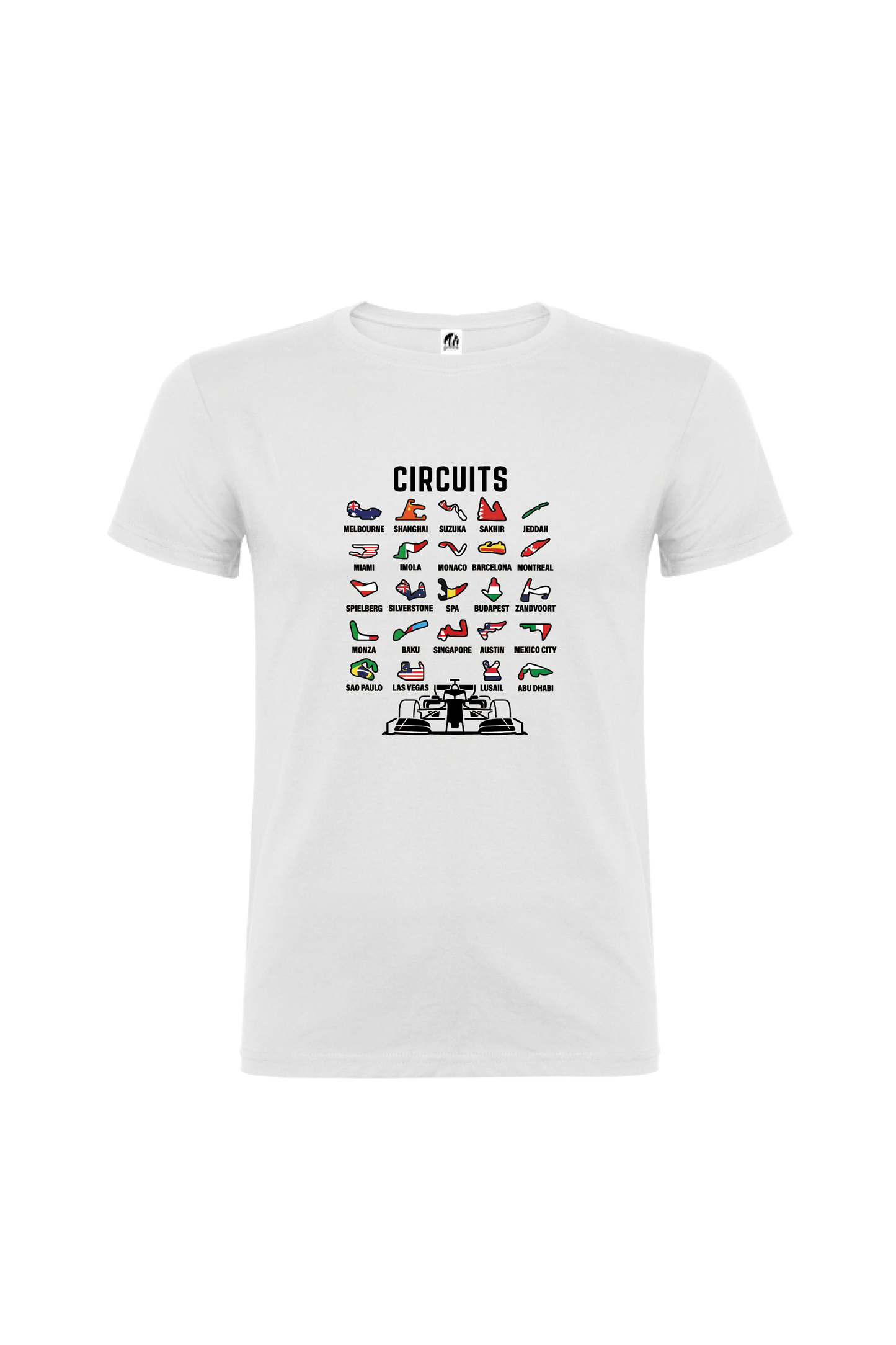 Camiseta Manga Corta Hombre Personalizada "Circuito"